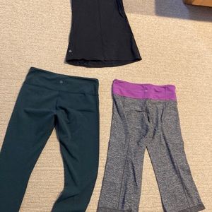 Lululemon lot bundle leggings yoga pants